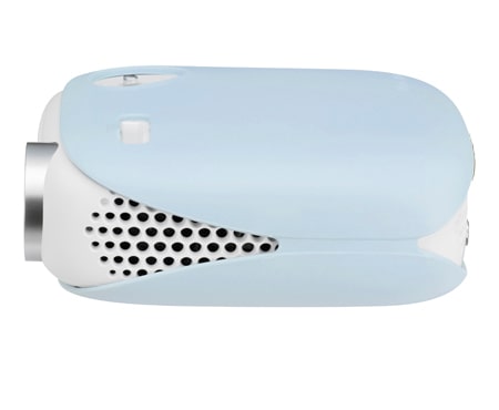 LG Resolución HD, 800 lúmenes, proyección hasta 120''. HDMI, USB y compatible con Office. Ligero y móvil., PW800G