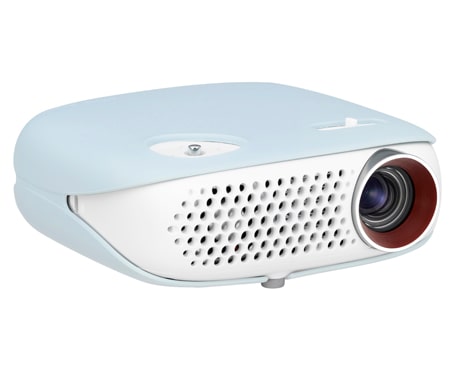 LG Resolución HD, 800 lúmenes, proyección hasta 120''. HDMI, USB y compatible con Office. Ligero y móvil., PW800G