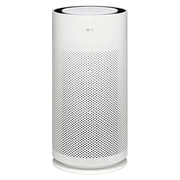 Front view of the LG PuriCare™ AeroHit Air Purifier AS35GGW10.APH