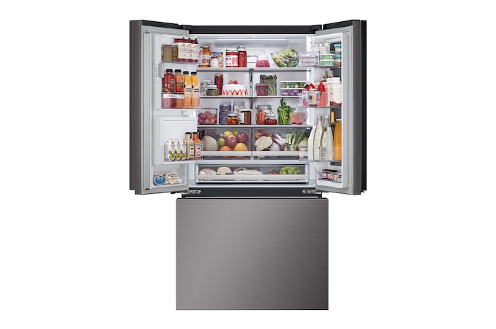 Front all door open with food