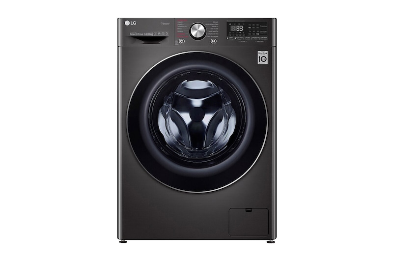 Front view of washing machine