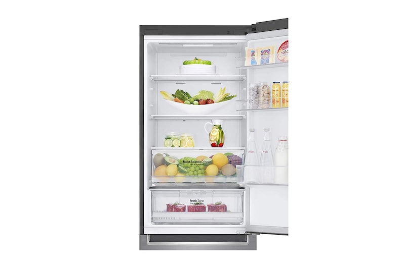 LG Refrigerador Bottom Freezer con motor Smart Inverter Compressor y capacidad total de 341 Litros, GB37MPP