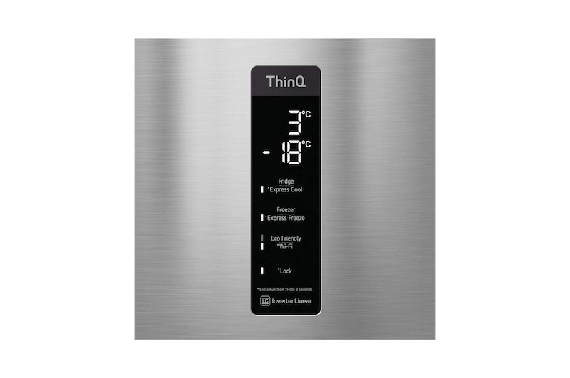 LG Refrigerador Bottom Freezer con motor Smart Inverter Compressor y capacidad total de 341 Litros, GB37MPP