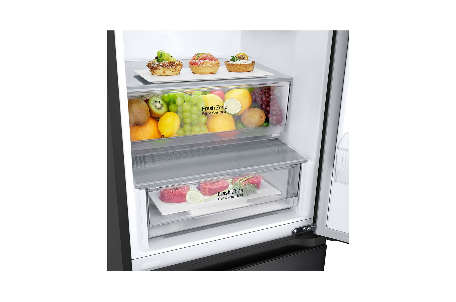 Drawer with food