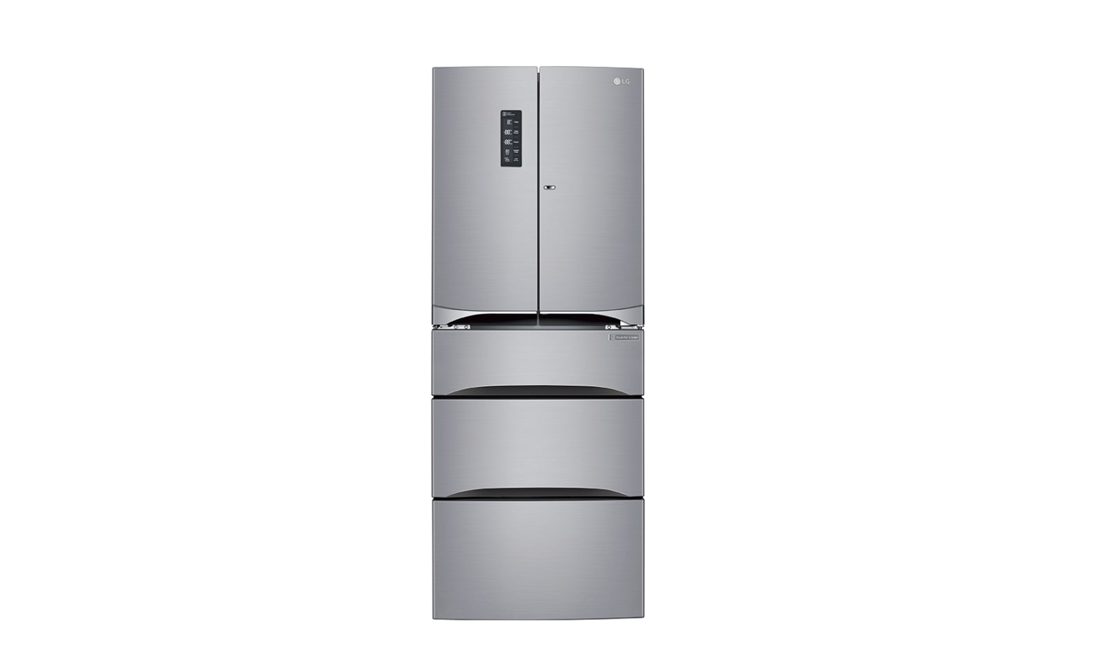 Vista frontal de Refrigerador de 5 puertas con motor Inverter Linear Compressor y capacidad de 406 L GB40MDP