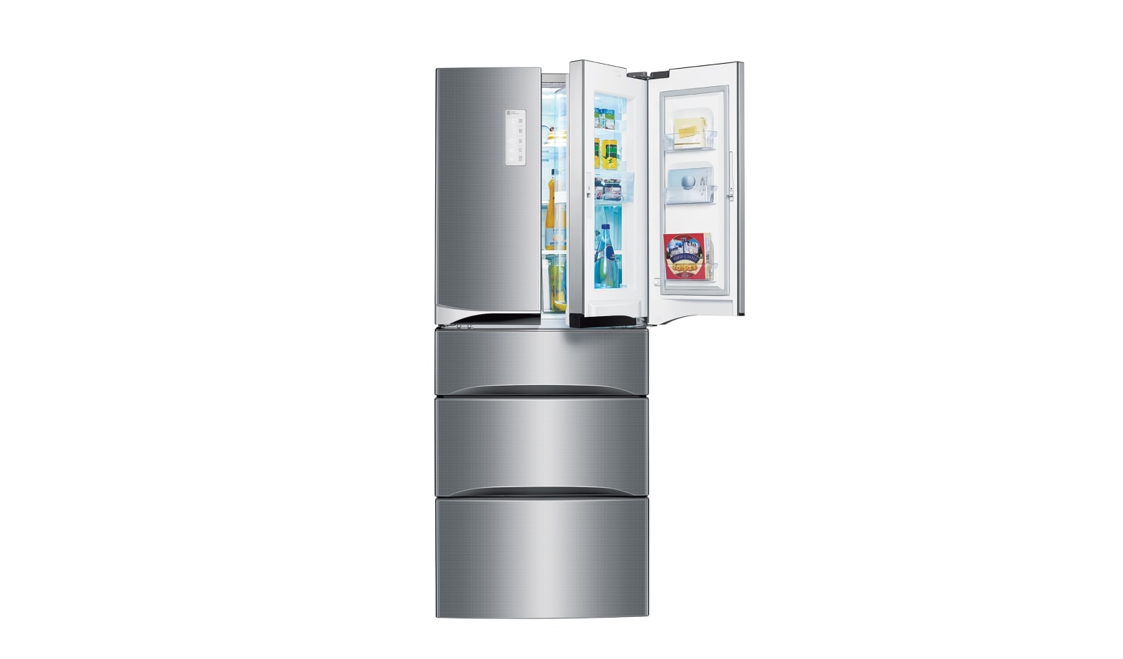 LG Refrigerador de 5 puertas con motor Inverter Linear Compressor y capacidad de 406 L, GB40MDP