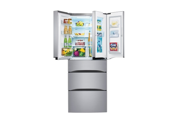LG Refrigerador de 5 puertas con motor Inverter Linear Compressor y capacidad de 406 L, GB40MDP