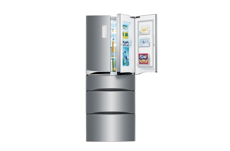 LG Refrigerador de 5 puertas con motor Inverter Linear Compressor y capacidad de 406 L, GB40MDP