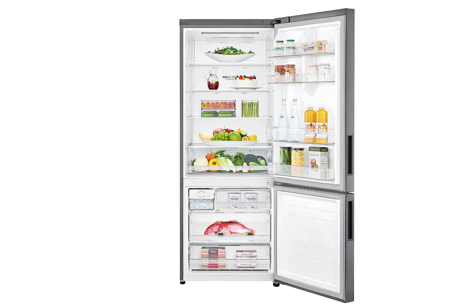 LG Refrigerador Bottom Freezer con motor Smart Inverter Compressor y capacidad total de 451 Lts, GB45MPG