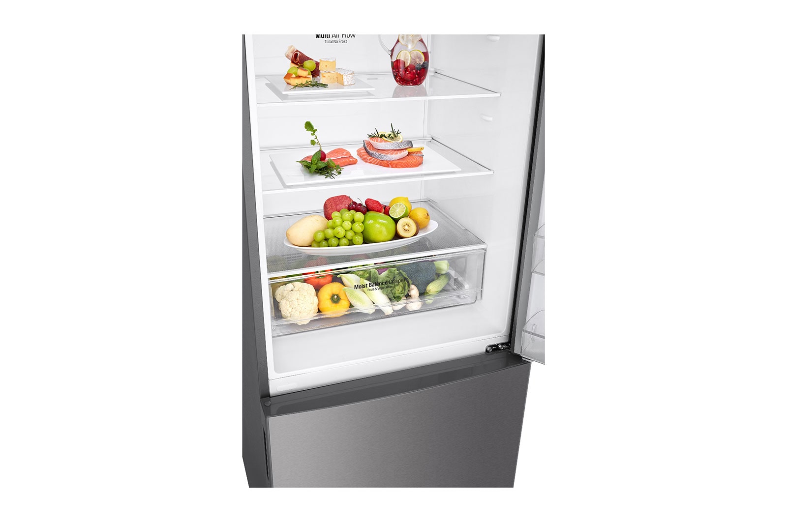LG Refrigerador Bottom Freezer con motor Smart Inverter Compressor y capacidad total de 451 Lts, GB45MPG