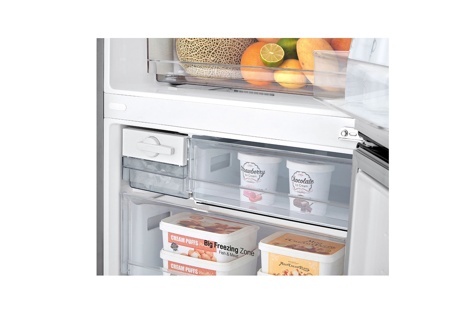LG Refrigerador Bottom Freezer con motor Smart Inverter Compressor y capacidad total de 451 Lts, GB45MPG