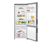 LG Refrigerador Bottom Freezer con motor Smart Inverter Compressor y capacidad total de 451 Lts, GB45MPG
