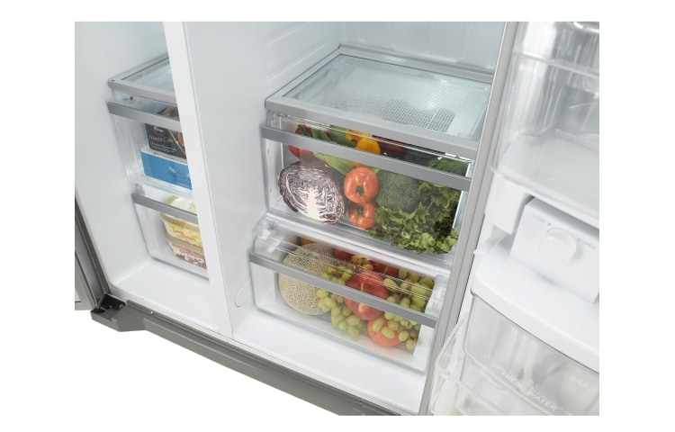 LG Más Frescura, y Más Ahorro de energía con los refrigeradores de la línea verde de LG, GC-B207FLC