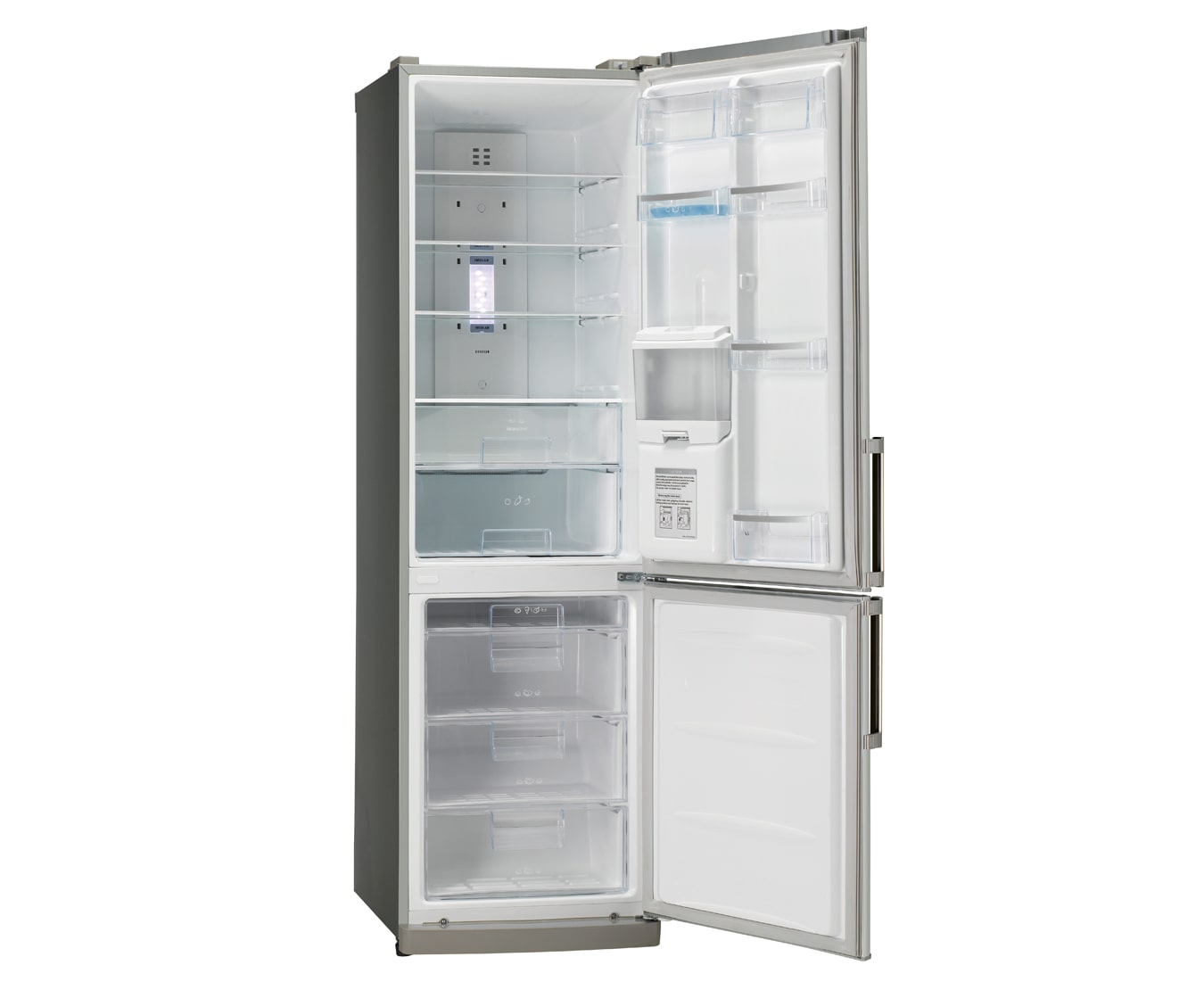 LG Disfruta de tu Combi No Frost y su congelador de mayor capacidad! Además, cuenta con tecnología que da mayor frescura a los alimentos y los preserva por más tiempo!, GC-F419BLQ