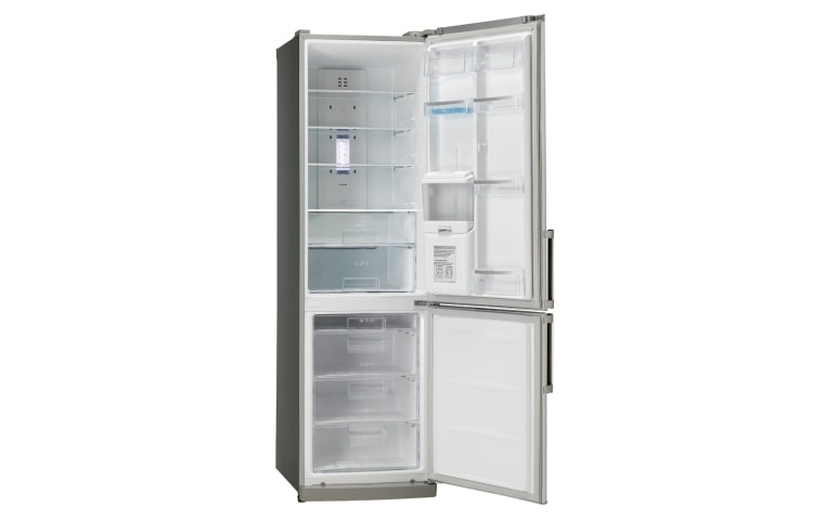 LG Disfruta de tu Combi No Frost y su congelador de mayor capacidad! Además, cuenta con tecnología que da mayor frescura a los alimentos y los preserva por más tiempo!, GC-F419BLQ