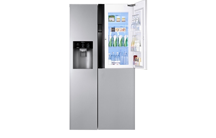 LG Descubre los Beneficios SMART de la Nueva Línea de Refrigeradores DOOR IN DOOR: Fácil Acceso a tus alimentos preferidos, Capacidad Inteligente, Ahorro Energético y un Diseño Smart y Único de LG!, GC-J237JSPN