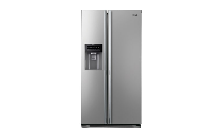 Vista frontal de Más Frescura, y Más Ahorro de energía con los refrigeradores de la línea verde de LG GC-L207BLK
