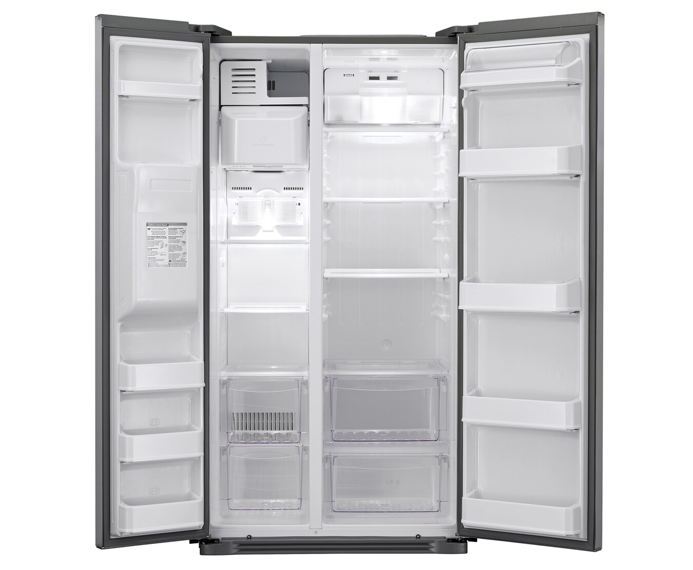 Vista frontal de Más Frescura, y Más Ahorro de energía con los refrigeradores de la línea verde de LG GC-L207BSK