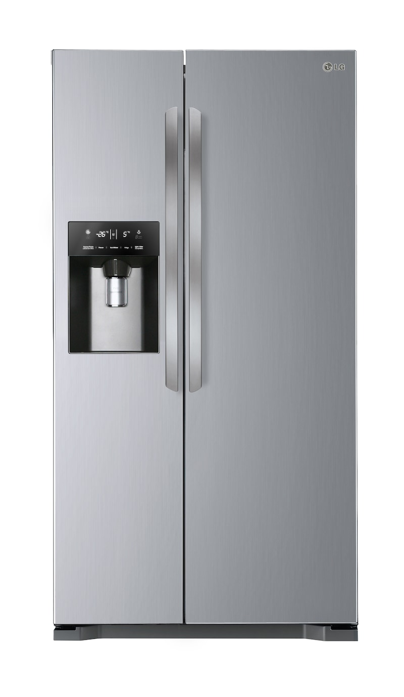 LG Refrigerador Side by Side con tecnología Inverter Linear Compressor y capacidad total de 521 L, GC-L207GLRV
