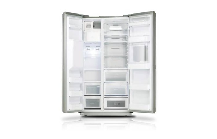 LG Ahorra más energía, mantén los alimentos frescos por más tiempo, es más silencioso y posee un motor con garantía de 10 años, todo esto con los refrigeradores de la Nueva Línea Linear Compressor de LG, GC-P207BSKV