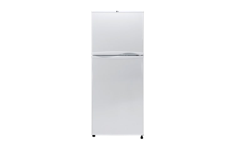 Vista frontal de Más Frescura, y Más Ahorro de energía con los refrigeradores de la línea verde de LG GM-C402SQC