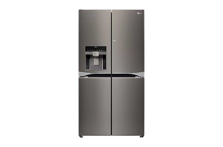 Vista frontal de Refrigerador Door in Door con motor Linear Compressor y capacidad total de 716 L GM86SDDB