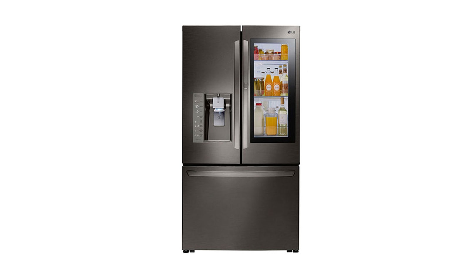 Vista frontal de Refrigerador InstaView Door-in-Door® con Motor Inverter Linear Compressor  y Capacidad Total de 691 Lts. GM87SXD