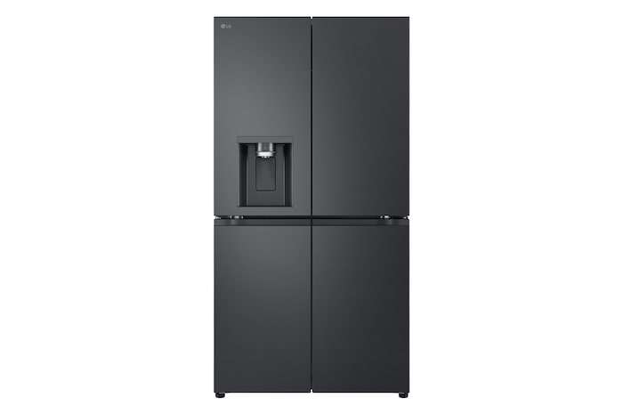 Vista frontal de Nevecón Europeo Smart Inverter - 637 lts - GM92SPV - Color Negro Matte