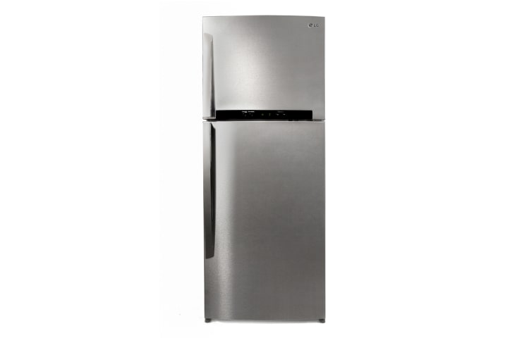 Vista frontal de Más Frescura y Ahorro de energía con los refrigeradores de la línea verde de LG GN-M492CLQ