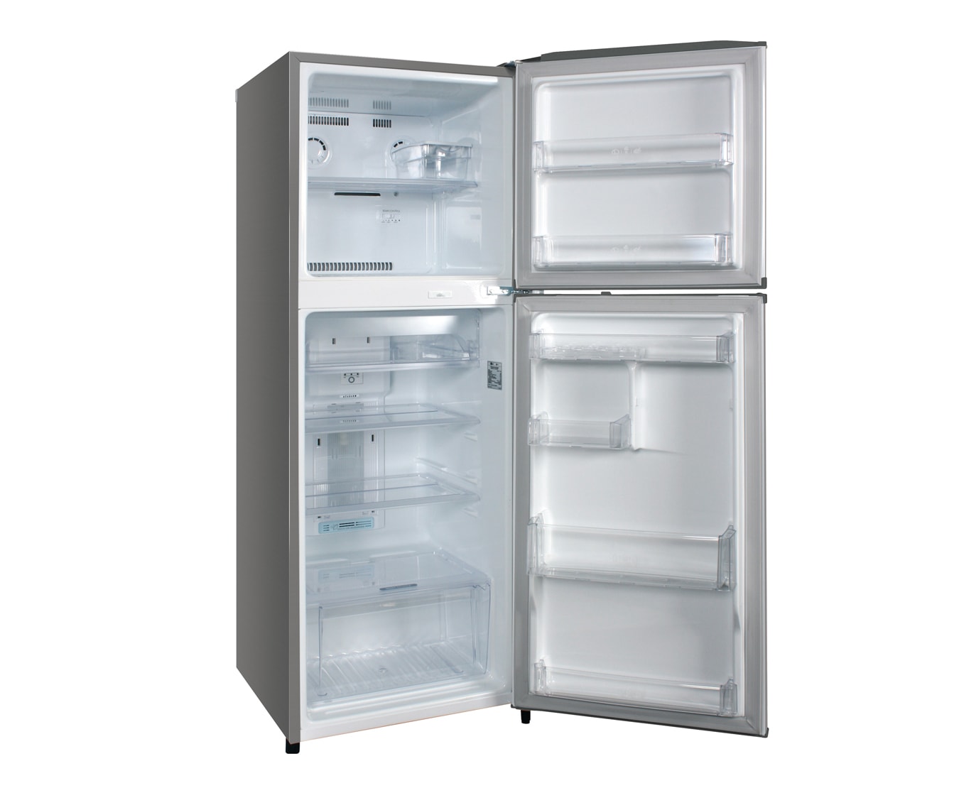 Vista frontal de Más Frescura, y Más Ahorro de energía con los refrigeradores de la línea verde de LG GN-V232RL