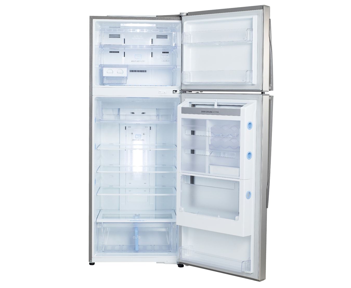 Vista frontal de Descubre los Beneficios SMART de la Nueva Línea de Refrigeradores DOOR IN DOOR: Fácil Acceso a tus alimentos preferidos, Capacidad Inteligente, Ahorro Energético y un Diseño Smart y Único de LG! GR-S632GSRA