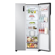LG Refrigerador Side by Side de 509 L con Smart Inverter - Plateado, GS51MPP
