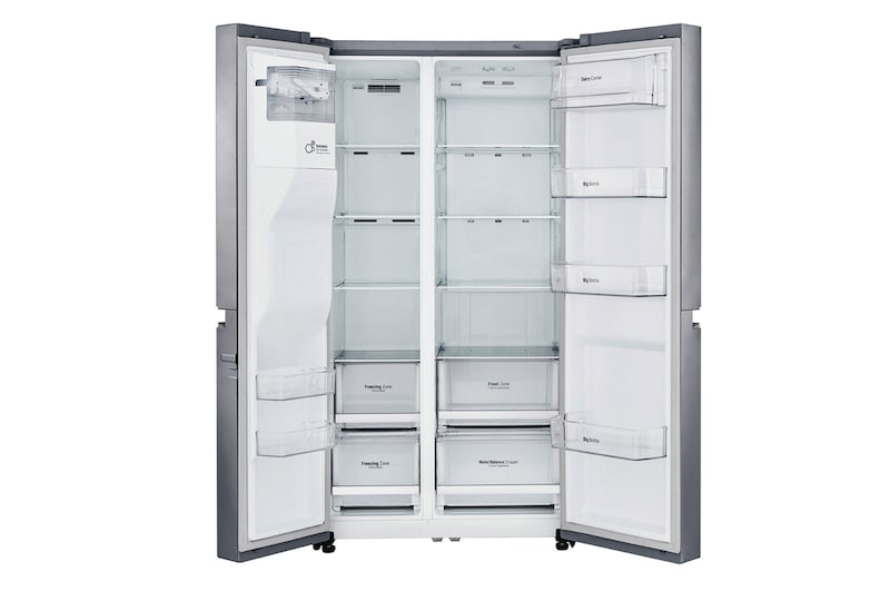 LG Refrigerador Side by Side con motor Inverter Linear Compressor y capacidad total de 601 Lts, GS65SPP1