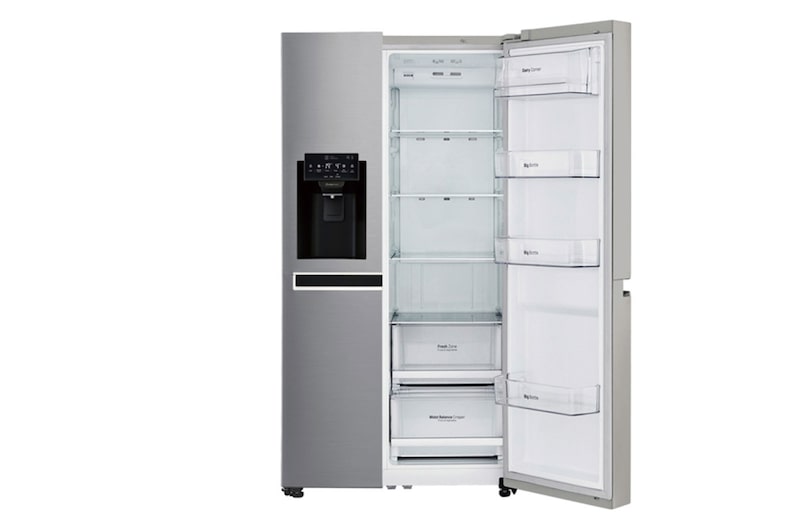 LG Refrigerador Side by Side con motor Inverter Linear Compressor y capacidad total de 601 Lts, GS65SPP1
