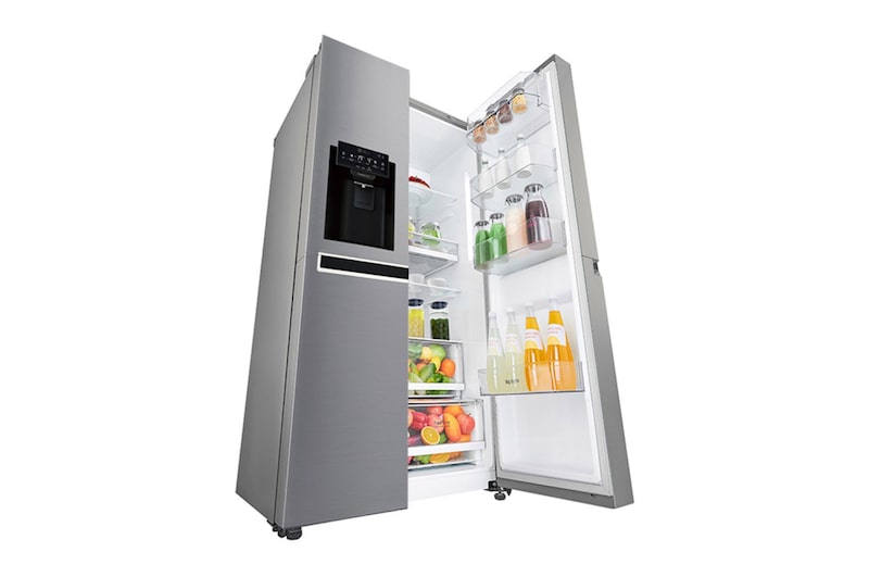 LG Refrigerador Side by Side con motor Inverter Linear Compressor y capacidad total de 601 Lts, GS65SPP1