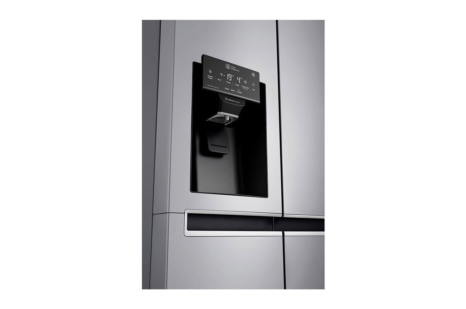 LG Refrigerador Side by Side con motor Inverter Linear Compressor y capacidad total de 601 Lts, GS65SPP1