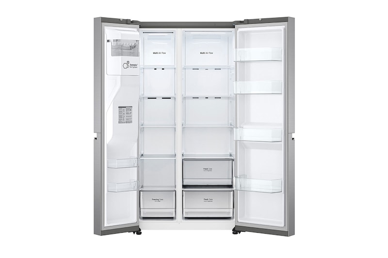 LG Refrigerador Side by Side con motor Smart Inverter Compressor y capacidad total de 591 Lts, GS66SPP