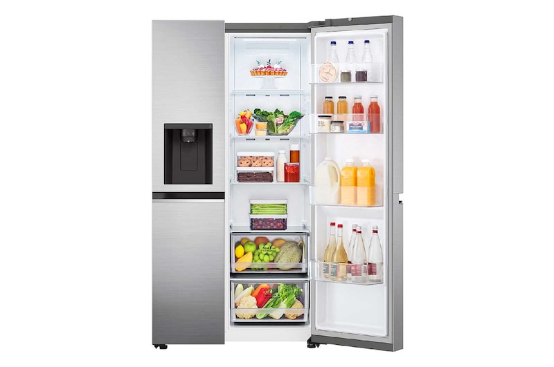 LG Refrigerador Side by Side con motor Smart Inverter Compressor y capacidad total de 591 Lts, GS66SPP