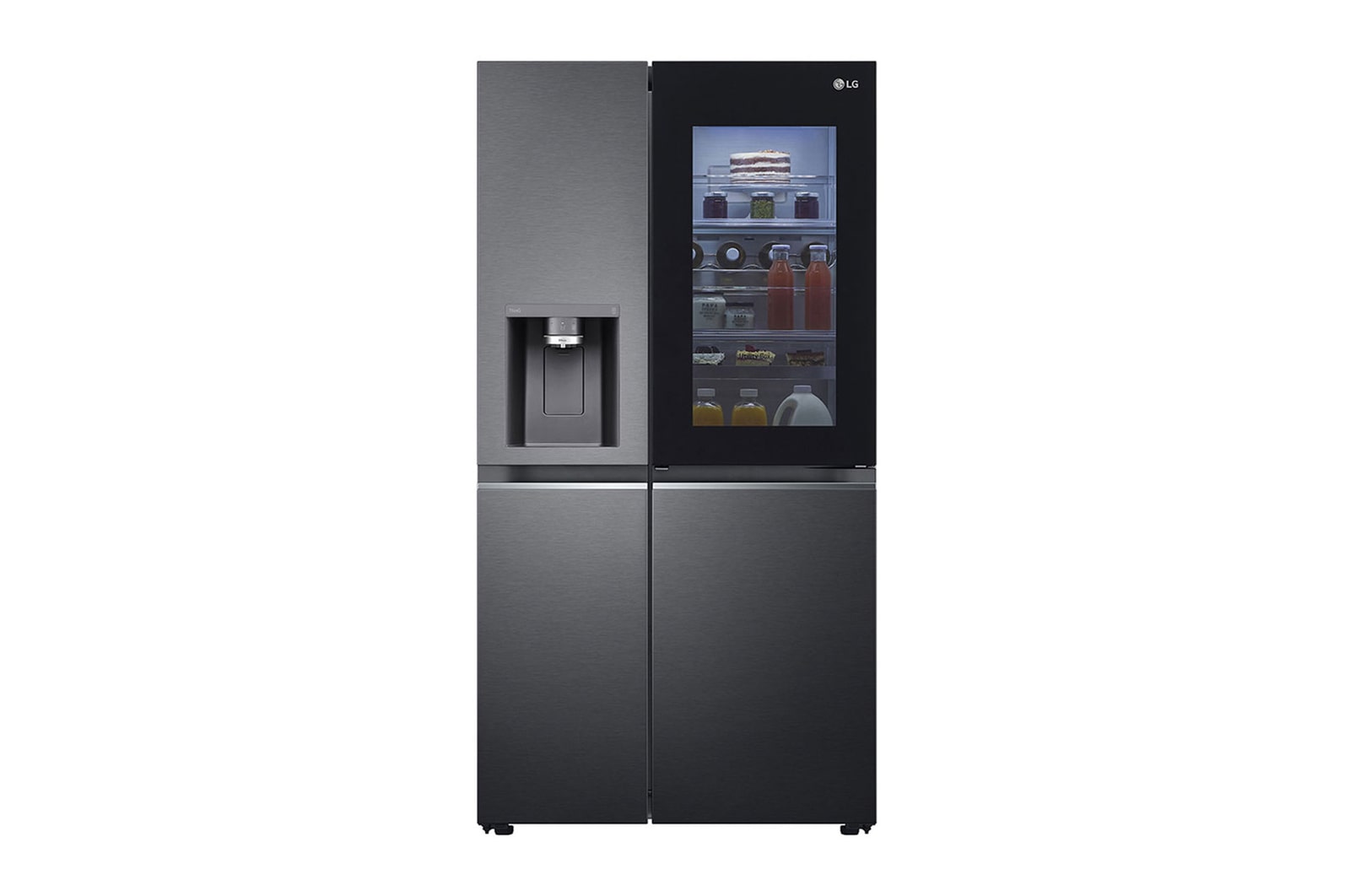Front view of refrigerator