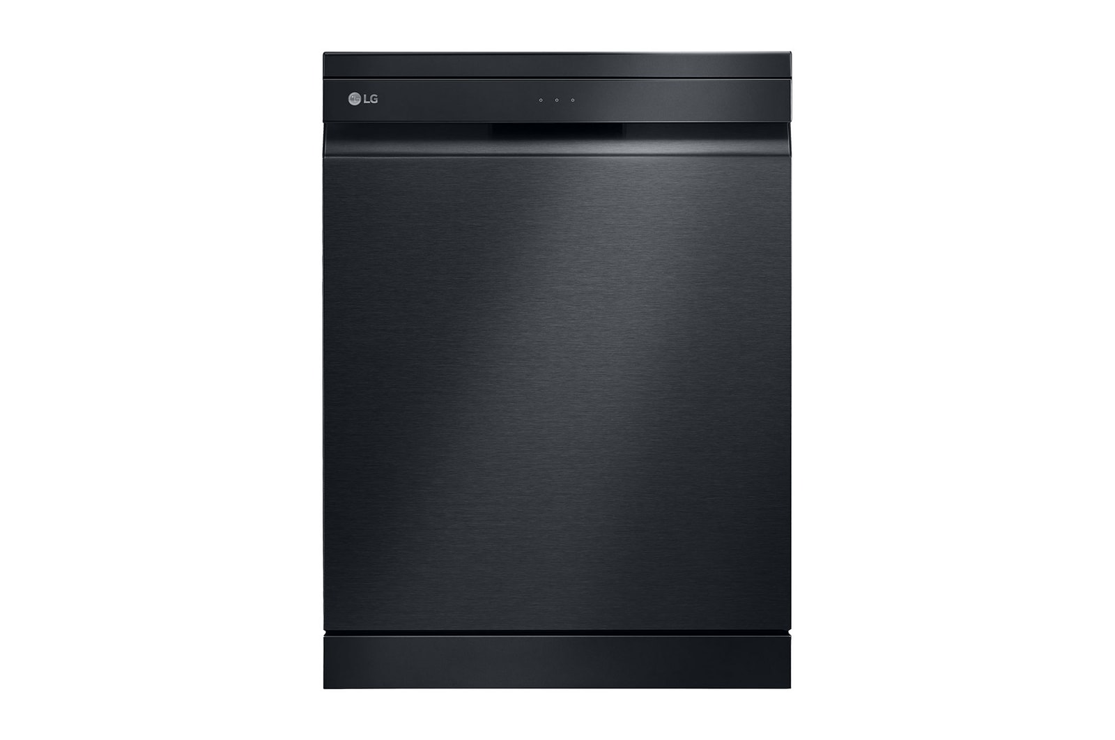 Front view of dishwasher