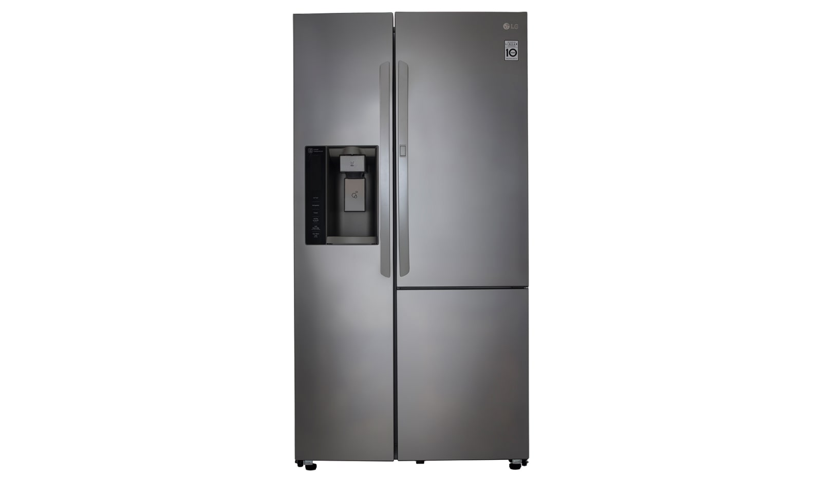 Vista frontal de Refrigerador Door in Door con motor Inverter Linear Compressor y capacidad total de 703 L GS73SDD
