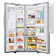 LG Refrigerador InstaView Door-in-Door® con Motor Inverter Linear Compressor y Capacidad Total de 691Lts., GS74SXS