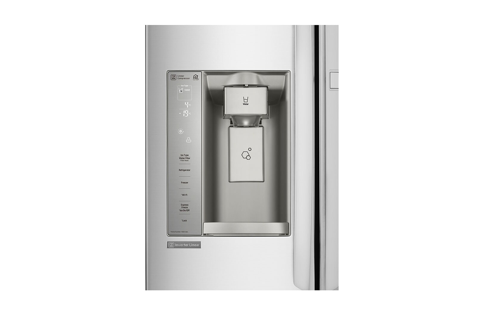 LG Refrigerador InstaView Door-in-Door® con Motor Inverter Linear Compressor y Capacidad Total de 691Lts., GS74SXS