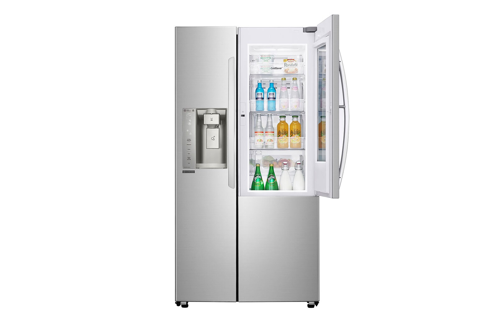 LG Refrigerador InstaView Door-in-Door® con Motor Inverter Linear Compressor y Capacidad Total de 691Lts., GS74SXS