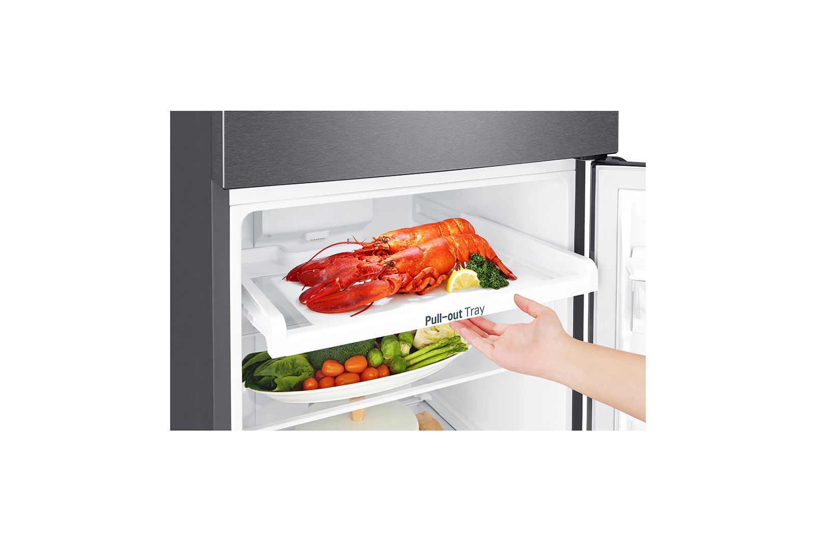 LG Refrigerador Top Freezer con motor Smart Inverter Compressor y capacidad total de 235 Litros, GT26BPG
