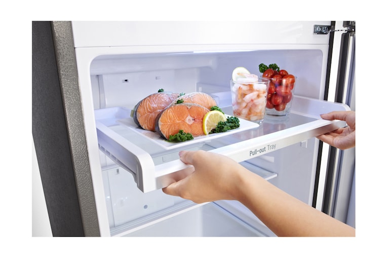 LG Refrigerador Top freezer con motor Smart Inverter Compressor y capacidad total de 250 L, GT28BPP