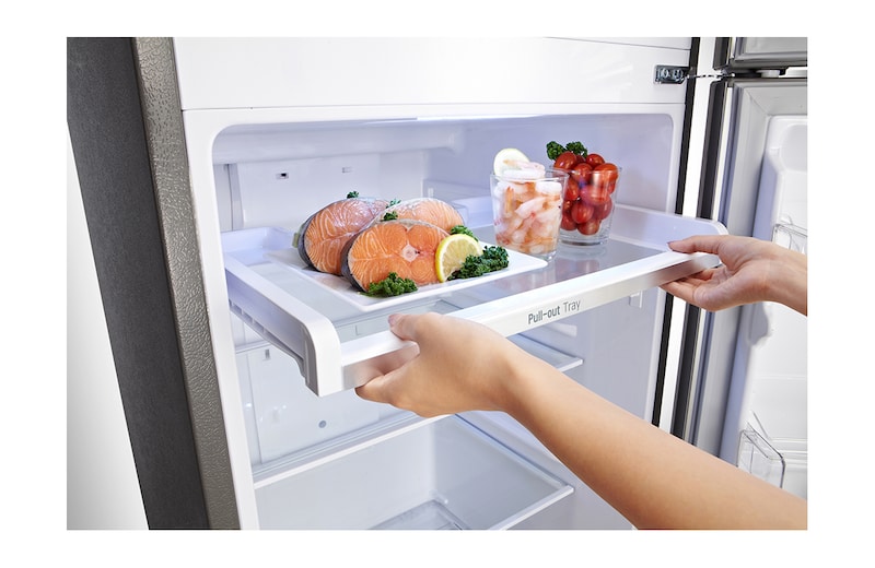 LG Refrigerador Top Freezer con tecnología No Frost con capacidad total de 250 L , GT28WPP