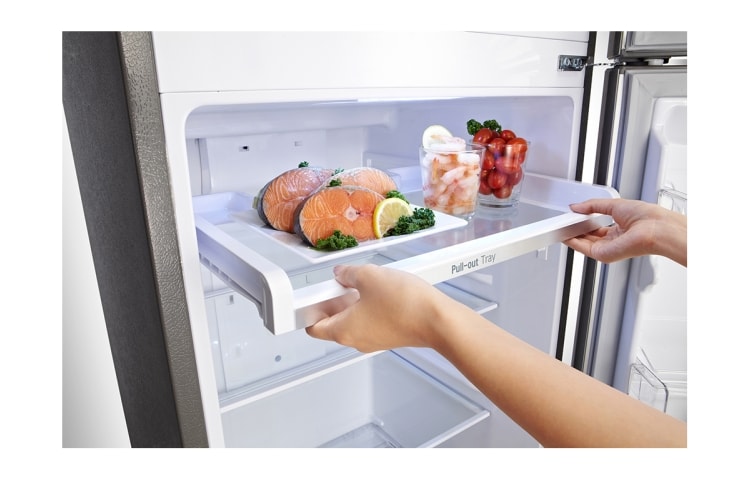 LG Refrigerador Top Freezer con tecnología No Frost con capacidad total de 250 L , GT28WPP