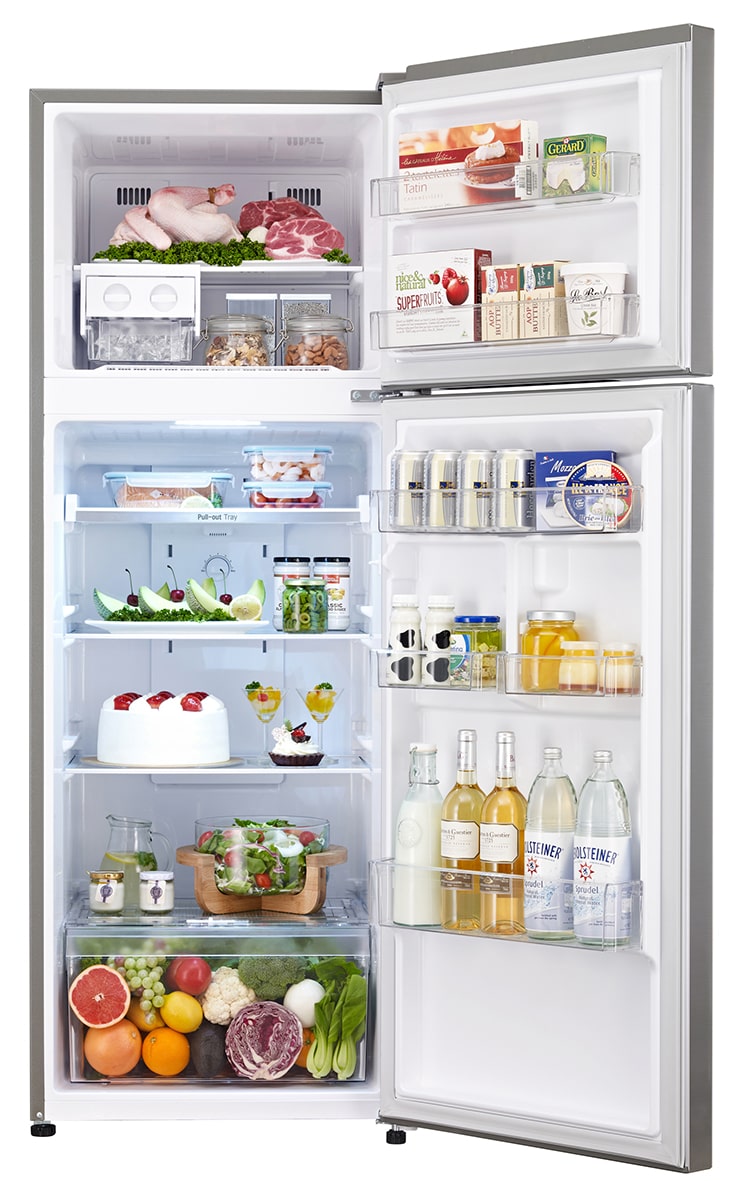 LG Refrigerador Top Freezer con motor Inverter Compressor y capacidad total de 254 Lts, GT29BPP