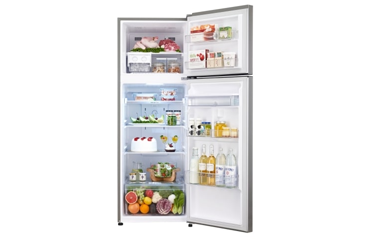 LG Refrigerador Top Freezer con motor Inverter Compressor y capacidad total de 254 Lts, GT29WPP